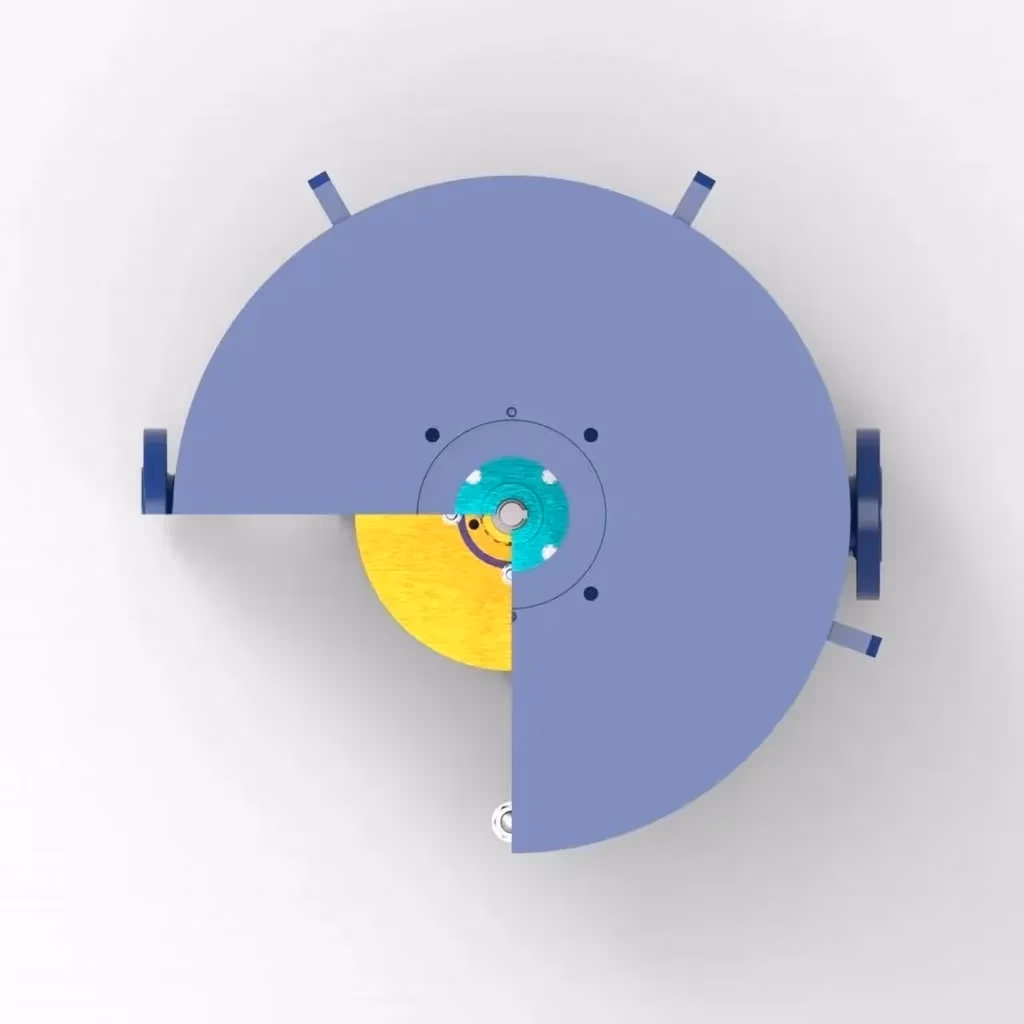 Begemann® BSD OH3 Type API 610 product - top view cutout