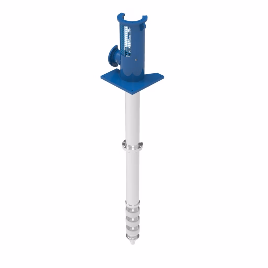 Floway® VTSP Vertical Turbine Solids Pump product - angle view