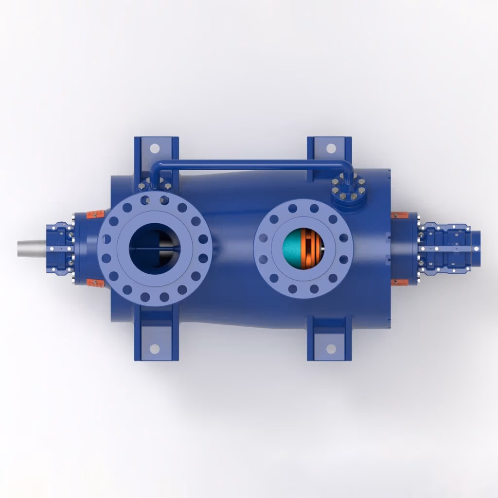 Gabbioneta Pumps® Termomeccanica Pompe AHPB AHPB-D BB5 type API 610 Centrifugal Pump product - top view