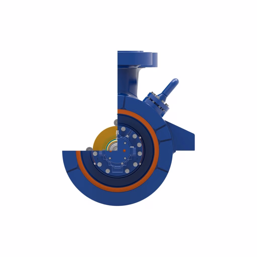 Gabbioneta Pumps® Termomeccanica Pompe AHPB AHPB-D BB5 type API 610 Centrifugal Pump product - end cut-away view