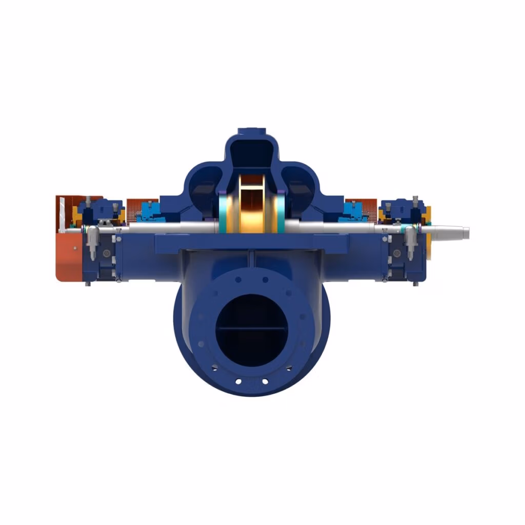 Gabbioneta Pumps® Termomeccanica Pompe AXD BB1 type API 610 Centrifugal Pump product - side cut-away view