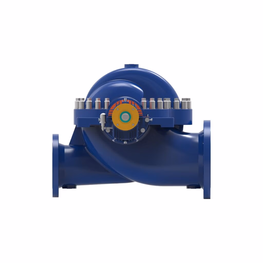 Gabbioneta Pumps® Termomeccanica Pompe AXD BB1 type API 610 Centrifugal Pump product - end view