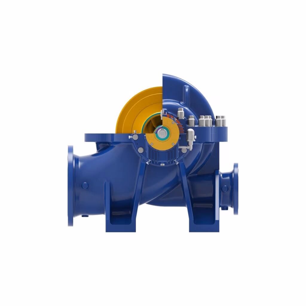 Gabbioneta Pumps® Termomeccanica Pompe DD BB1 Type API 610 Centrifugal Pump product - side cut-away view
