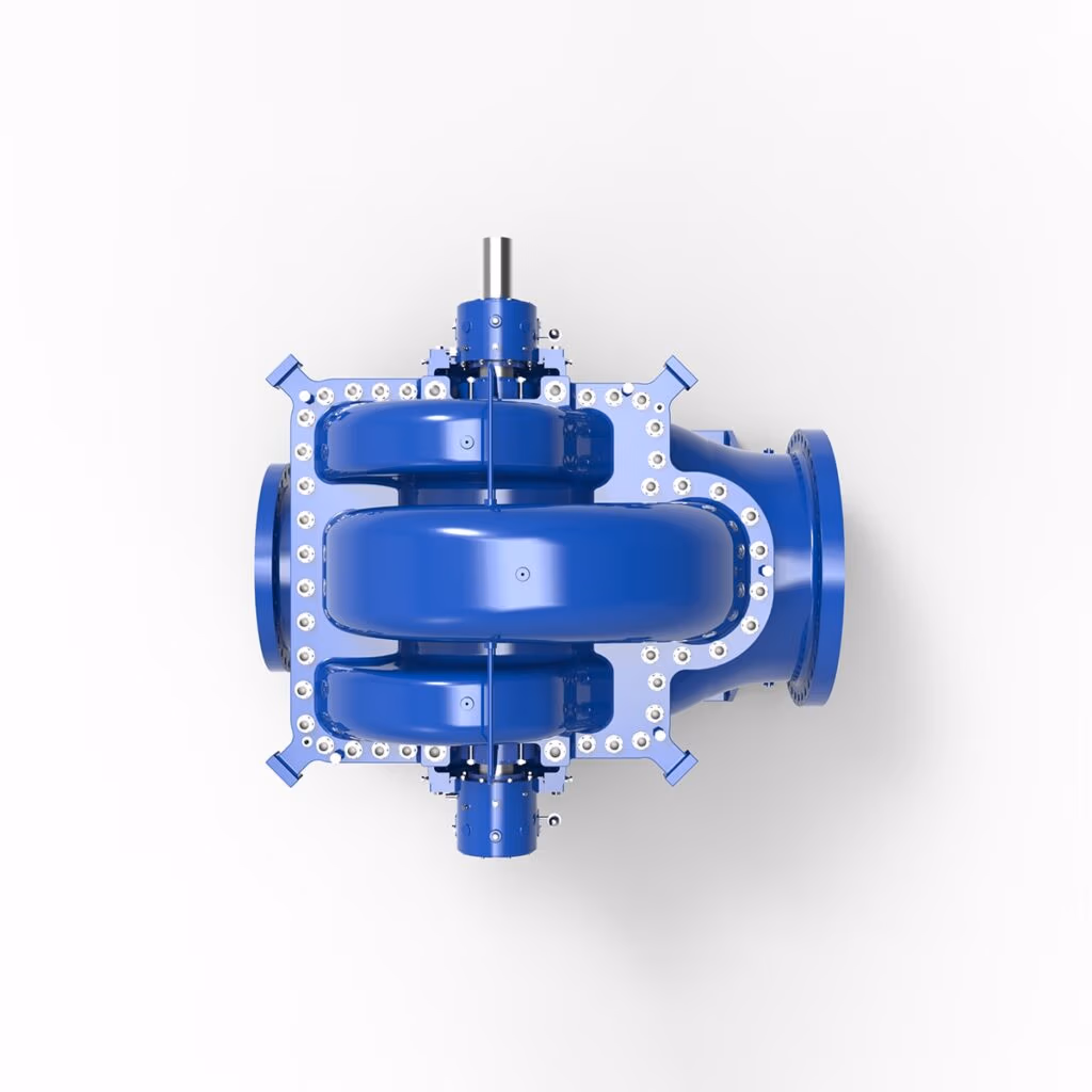 Gabbioneta Pumps® Termomeccanica Pompe DD BB1 Type API 610 Centrifugal Pump product - top view