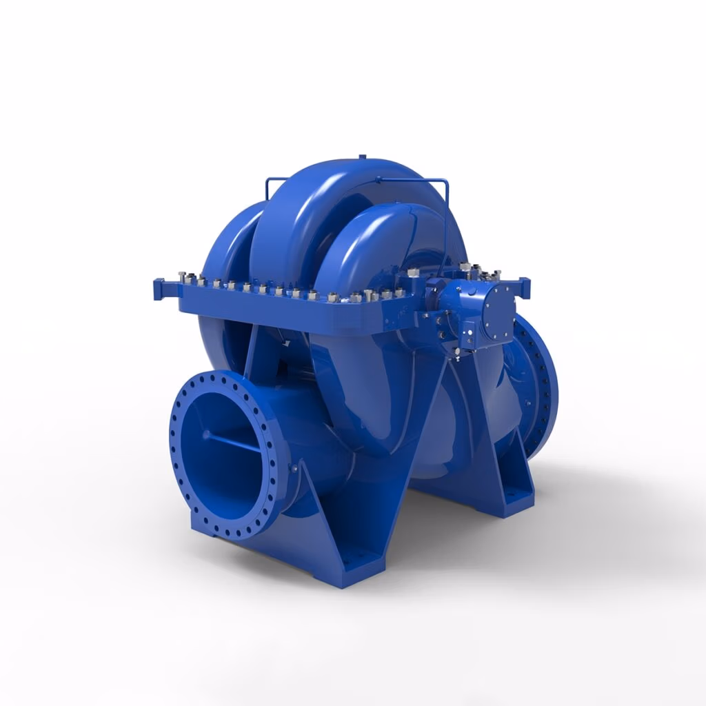 Gabbioneta Pumps® Termomeccanica Pompe DD BB1 Type API 610 Centrifugal Pump product - rear angled view