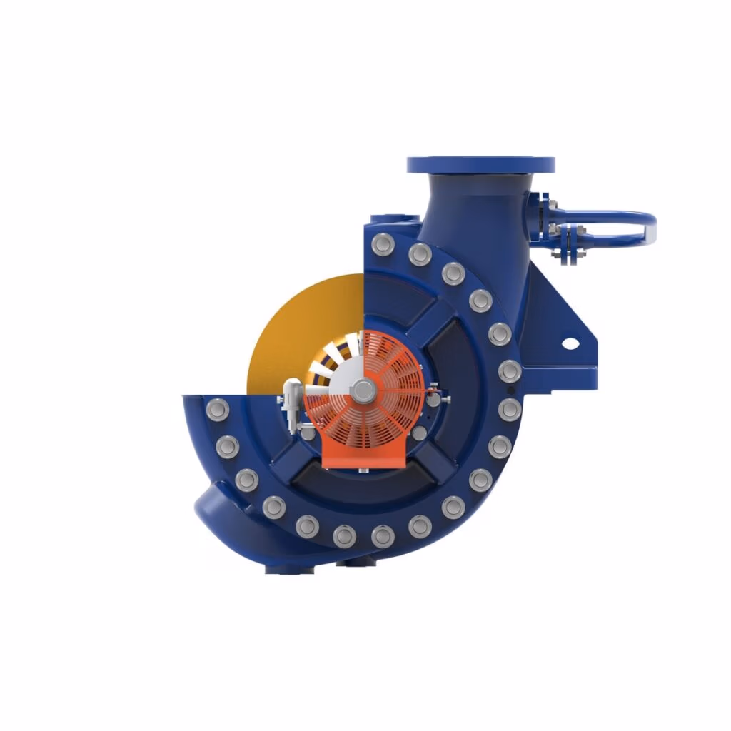 Gabbioneta Pumps® Termomeccanica Pompe DH & DDH BB2 Type API 610 Centrifugal Pump product - end cut-away view