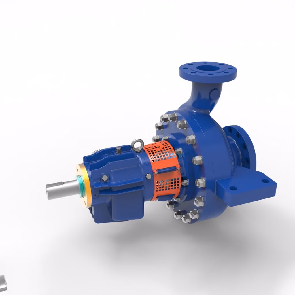 Gabbioneta Pumps® Termomeccanica Pompe R OH2 type API 610 Centrifugal Pump product - angled view
