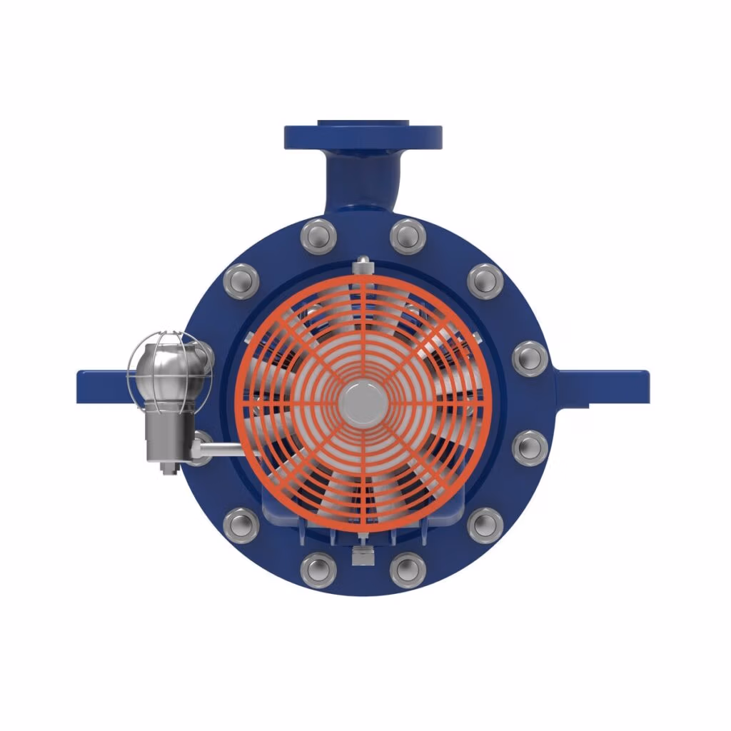 Gabbioneta Pumps® Termomeccanica Pompe RL OH2 type API 610 Centrifugal Pump product - end view
