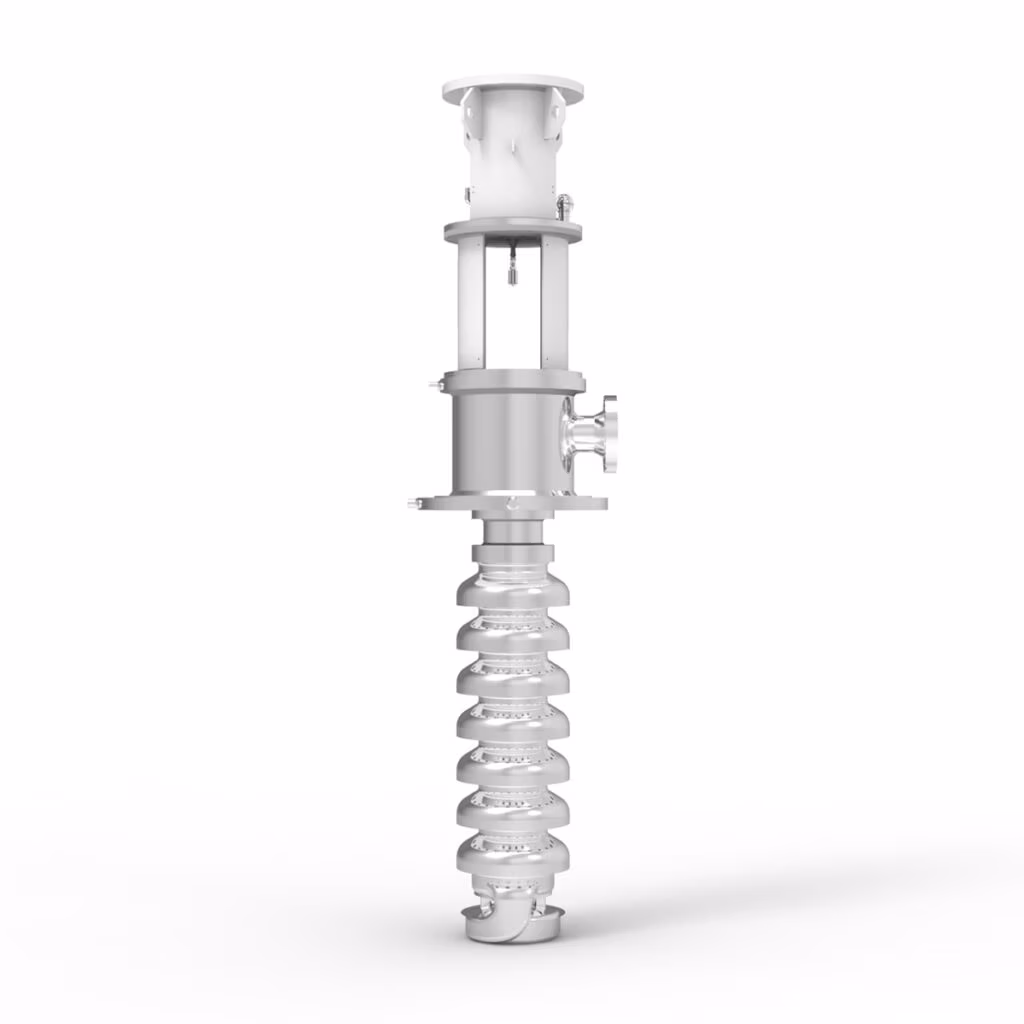 Gabbioneta Pumps® VBN & VBN-DS VS1 & VS6 type API 610 Centrifugal Pump product - side view
