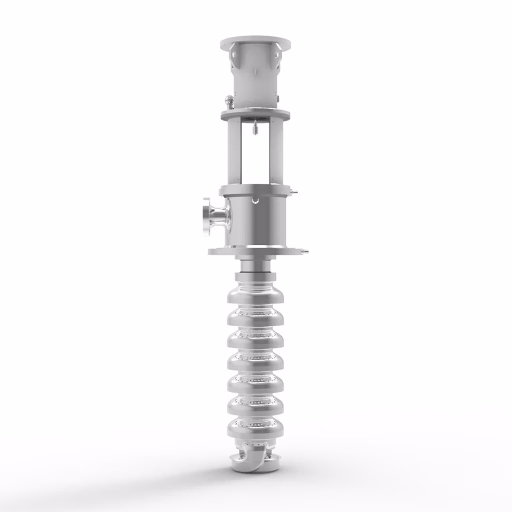 Gabbioneta Pumps® VBN & VBN-DS VS1 & VS6 type API 610 Centrifugal Pump product - side view